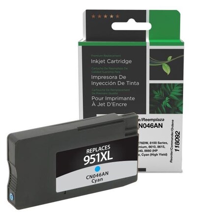 Clover Imaging Group Imaging Remanufactured High Yield Cyan Ink Cartridge 118092